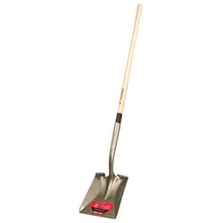 Truper 34279 Tru Pro Square-Point Shovel with Extended Socket, American Ash Handle, 48-Inch
