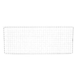 HARFINGTON Square BBQ Grill Net 19x50cm Electroplated Stainless Steel Barbecue Mesh Mat for Baking Smoking Charcoal Grilling Roasting