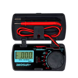 Allsun ALLOSUN Digital Multimeter/DMM/Multi Tester Amp/Ohm/Volt Meter/Diode and Continuity Test Pocket Size (EM3081)