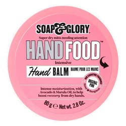 Soap & Glory Original Pink Intensive Hand Balm - Avocado + Marula Oil Hydrating Moisturizer - Rose & Bergamot Scented Cream for Dry Hands (80g)