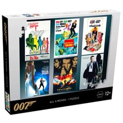Top Trumps Winning Moves Games 007 Bond All Six Bonds - One Puzzle 1000pc