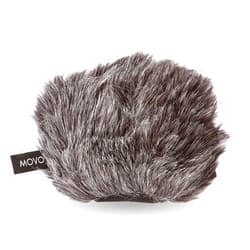 Movo WS-G9 Furry Outdoor Microphone Windscreen Muff for Portable Digital Recorders up to 3