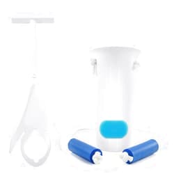 Jellas Sock Aid Kit, Flexible Sock Aid Device with Long Rope - Sock Puller aid Easy on and Off Device for Putting On and Removing Socks or Stockings, Sock Helper for Independence and Comfort (White)