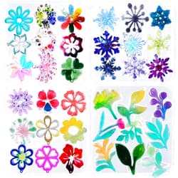 ZQYSING (4 Pack) Resin Earring Molds, Snowflakes Resin Jewelry Molds Variety Shape Flower Leaf Earring Silicone Pendant Molds for Women Epoxy Resin Earrings