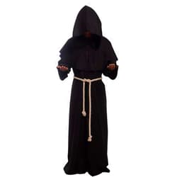 GOLDSTITCH Friar Medieval Hooded Monk Renaissance Priest Robe Costume Cosplay