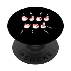 ASL Sign Language Design For Lovely Deaf People F... YOU as ASL Sign Language ASL American Sign Language PopSockets Standard PopGrip