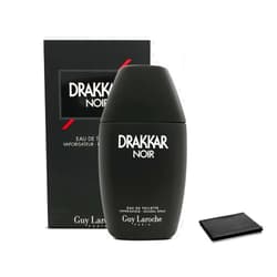 Guy Laroche Drakkar Noir Cologne For Men, Eau De Toilette Spray 6.7 Ounces, Mens Cologne | Men's Fragrances | Perfumes for Men, Includes Cleaning Cloth