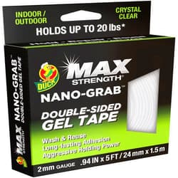 Duck Max Strength Nano-Grab Double-Sided Gel Nano Tape, 0.94