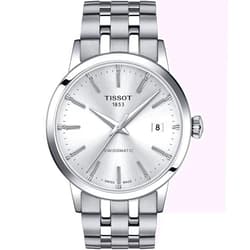 Tissot mens Classic Dream Stainless Steel Dress Watch Grey T1294071103100