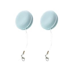 Gatuida Eye Glasses Lens Cleaner Phone Screen Wipes, Phone s Macaron Cellphone Cleaning Wipes Brush Decorative Bag Pendant for Mobile Computer Electronic Devices Phone