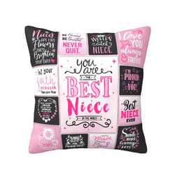 Skizbcw Christmas Niece Gifts from Auntie, Xmas Gifts for Niece from Aunt, to My Niece Gifts from Uncle, Best Niece Gifts from Aunt, Birthday/Graduation Gifts for Nieces Adult Pillowcases 18
