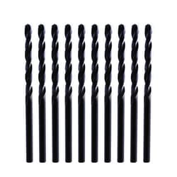 DelitonGude 7/64 inch HSS M35 Cobalt Twist Drill Bits,High Speed Steel,Pack of 10,Suitable for Steels,Cast Iron,Stainless Steels and Other Hard Metals(7/64inch)