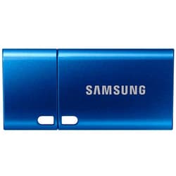 Samsung USB C Flash Drive 64GB 300MB/s Read 30MB/s Write USB 3.1 Flash Drive for Notebooks, Tablets and Smartphones, Blue, MUF-64DA/APC