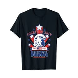BizzyflyUSA Fourth of July Eagle Annual Parade Bristol Rhode Island T-Shirt