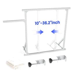 BESGEER-Rug-Tufting-Frame-for-Rug-Making, 36.6X 36.2'' [Adjustable Size] Aluminum Metal Rug Tufting Frame Kit for Making Large, Non-Wooden Tufting Frame Rug Making Supplies