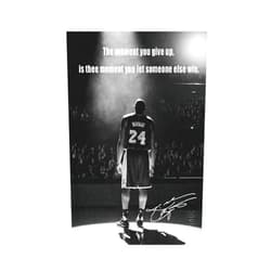 ELSARBEINA Kobe Bryant Poster Basketball Sports Legend Star Signed 3 Canvas Poster Bedroom Decor Landscape Office Room Decor Gift Unframe-12x18inch(30x45cm)