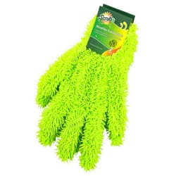 SCRUBIT Microfiber Dusting Glove for Kitchen and Home by Scrub-it - Car, Furniture & Window Cleaning Gloves - Cuts Through Dirt Without Using Chemicals - Perfect for Stainless Steel Dusting -2 Pack (Green)
