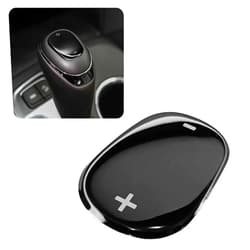 SWQS Gear Shift Knob Cover Sticker Compatible with 2018-2020 Chevy Equinox, Stainless Steel Car Gear Shift Lever Head Panel Cover Trim Sticker for Car Interior Center Console, Car Accessories (Black)