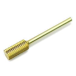 ReFaXi Gold Tone Nail Manicure Rotary Carbide File Drill Bit For Nail Drill Machine