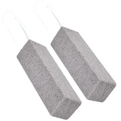 HPOPO 2 Pack Pumice Stone,Pumice Cleaning Stone with Handle,Pumice Stone Toilet Cleaner Tool Stain Remover for Toilet,Kitchen,Bathtubs,Pool,Bathroom,Grill,Household