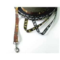 L&J Pets Uk Camo Leash Dog Training Lead 3FT - 100FT Long Strong Tracking Leash (30ft (9 Metres), Camo Pink)