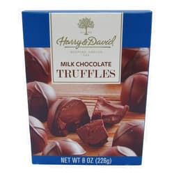 Harry & David Harry and David Milk Chocolate Truffles, 8 Ounce Gift Box