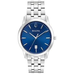 Bulova Men's Classic Sutton 3-Hand Calendar Date Quartz Watch, 40mm