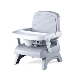 Chicco Bento™ 3-in-1 Portable Booster Seat for Table, Feeding Seat and Toddler Chair for Babies and Toddlers, for Children up to 50 lbs., Lightweight, Compact Fold | Oyster/Grey