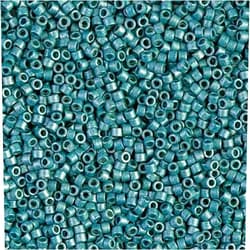 Barrel of Beads Miyuki Delica 11/0 Cylinder Seed Beads - Matte Duracoat Galvanized Sea Foam - DB1847F 5 Grams