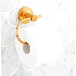 Signature Hardware 483958 Lexia Wall Mounted Euro Toilet Paper Holder