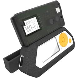 HCJYC 5 in 1 Protective Case Set for Flipper Zero & for Flipper Zero Wi-Fi Dev Board V1 ESP32-S2, Accessories for Flipper Zero & WiFi Dev Board - Black with Carrying Case (Black Set)