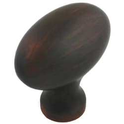 Cosmas 10 Pack 6022ORB Oil Rubbed Bronze Oval Oblong Cabinet Knob