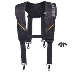 ToughBuilt - GelFit Suspenders for Tool Belt- Even Weight Distribution, Comfortable, Durable - (TB-CT-51G)