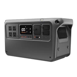 DJI Power 1000 V2 Portable Power Station, 1024Wh LFP Battery, Compact Size, 2600W Stable Output, 0-80% Recharge in 37 Mins, Electric Generator for Home, Camping, RVs, Off-Grid