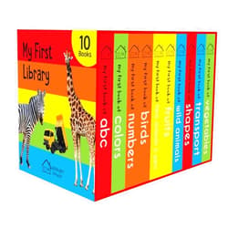 Wonder House Books My First Library: Boxset of 10 Board Books for Kids