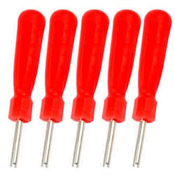 Senzeal 5Pcs Plastic Handle Car Valve Core Removal Single Head Tire Repair Tools