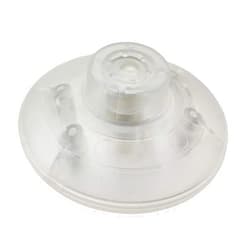 BCQLI 1 Pcs Transparent Foot Pedal Push Switch Inline Lamp Light On-Off Control Footswitch