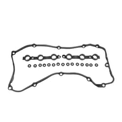 X AUTOHAUX 1 Set Black Valve Cover Gasket Seal 11129070990/11120030496/56002000 for BMW E46 E39