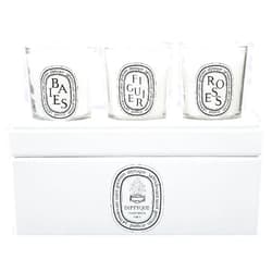 Diptyque Votive Candle Trio-Baies, Figuier, Roses-3 ct.