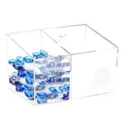 Gttyowyin Dryer Sheet Holder for Laundry Room and Laundry Detergent Sheets Dispenser, Clear Acrylic Dryer Sheet Dispenser Container Box with Lid, for Laundry Room, Fabric Softener Sheets Ball Holder