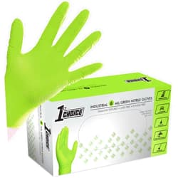 1st Choice Nitrile Gloves, Disposable, Latex Free Mechanic Gloves for Men, Heavy Duty Nitrile Gloves, Disposable Gloves