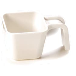 Carlisle FoodService Products Carlisle 49110-102 9.5 Oz. White Portion Cup, Polycarbonate, NSF