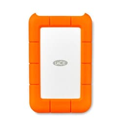 LaCie Rugged Mini 2TB External Hard Drive Portable HDD - USB 3.0/ 2.0 Compatible, Drop Shock Dust Rain Resistant Shuttle Drive, For Mac And PC Computer (LAC9000298), orange