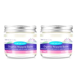 Lansinoh Organic Nipple Cream for Breastfeeding, 2 Pack, 4 Ounces Total Organic Nipple Cream, 2 Pack