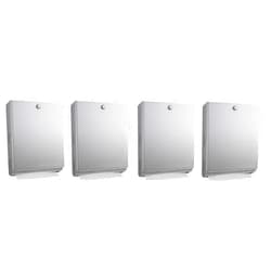 Bobrick 2620 ClassicSeries 304 Stainless Steel Surface Mounted Paper Towel Dispenser, Satin Finish, 10-3/4