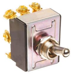 Morris Products 70302 Toggle Switches, 3 Pole, On/On, 1.09