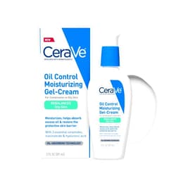 CeraVe Oil Control Moisturizing Gel-Cream | Face Moisturizer for Oily Skin | Niacinamide, Hyaluronic Acid & Oil Absorbing Technology To Rebalance Oily Skin | Non-Comedogenic, Fragrance Free & Oil Free