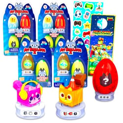 Pet Simulator Blind Bags Set - Bundle with 12 Mystery Mini Figures with 2 Rare and 2 Epic DLC Codes, Stickers, More | Roblox Pack for Kids