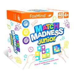 FoxMind Games: Match Madness Junior, A Pattern Matching Puzzle Game, Make The Match in a Flash, Develops Visual Recognition and fine Motor Skills, Play with up to 4 Players, for Ages 4 and up