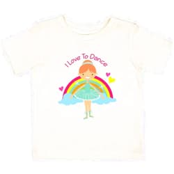 inktastic I Love to Dance Ballet Baby T-Shirt